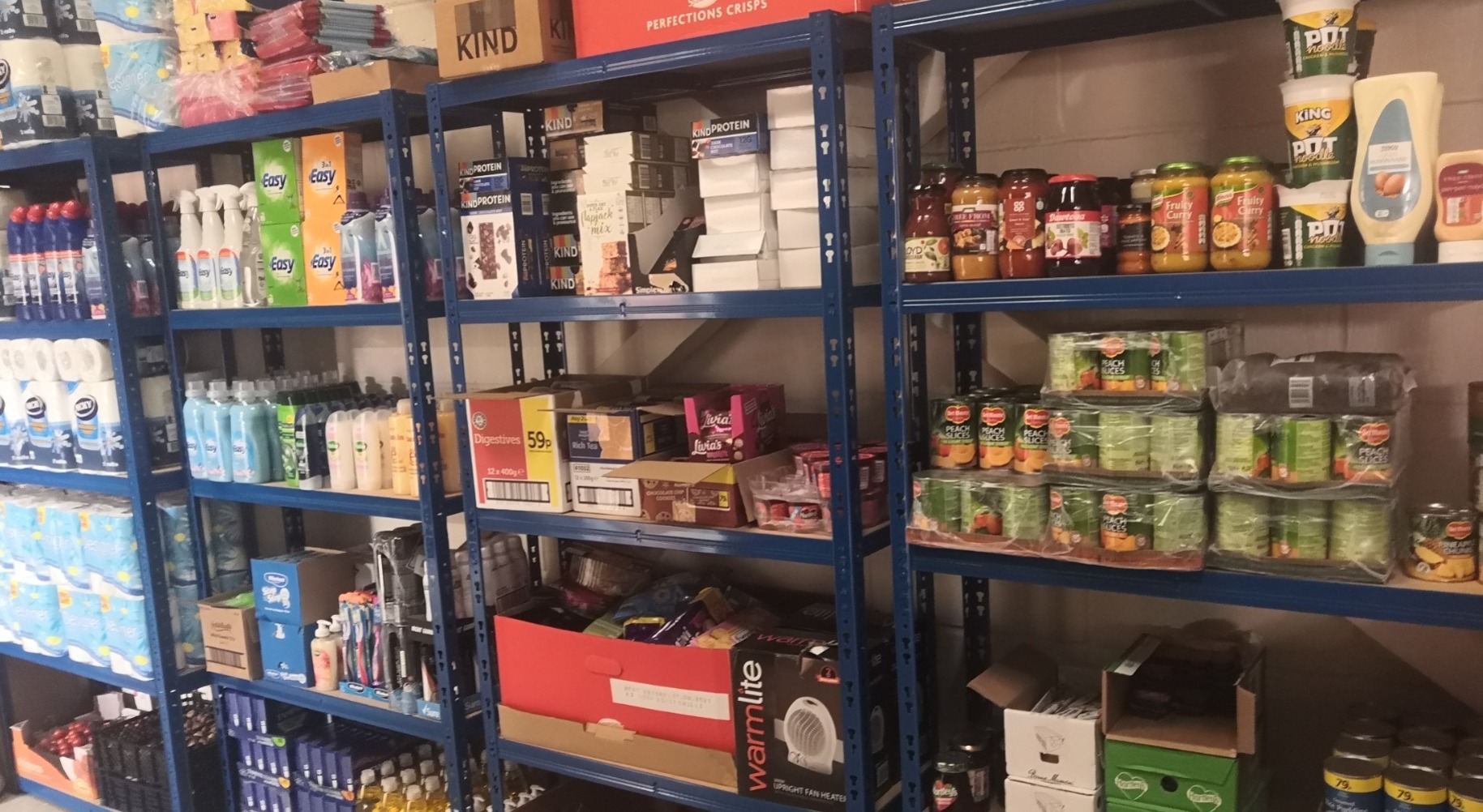 Allwell Care's foodbank collection